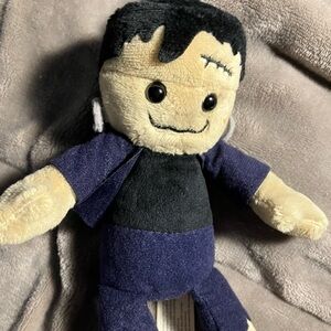 Scentsy Frankenstein Plush in Black and Cream